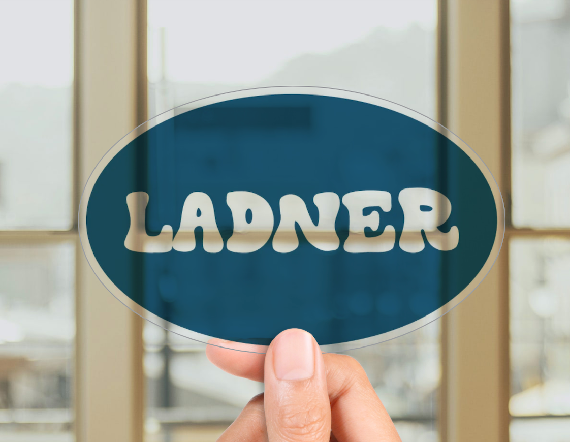 Ladner Oval Sticker
